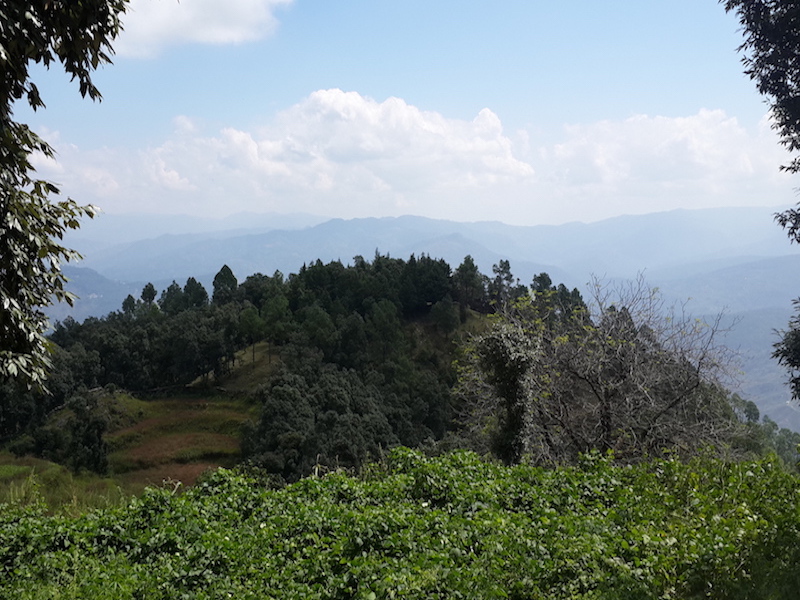 View from near Syahi Devi, above Sitlakhet
