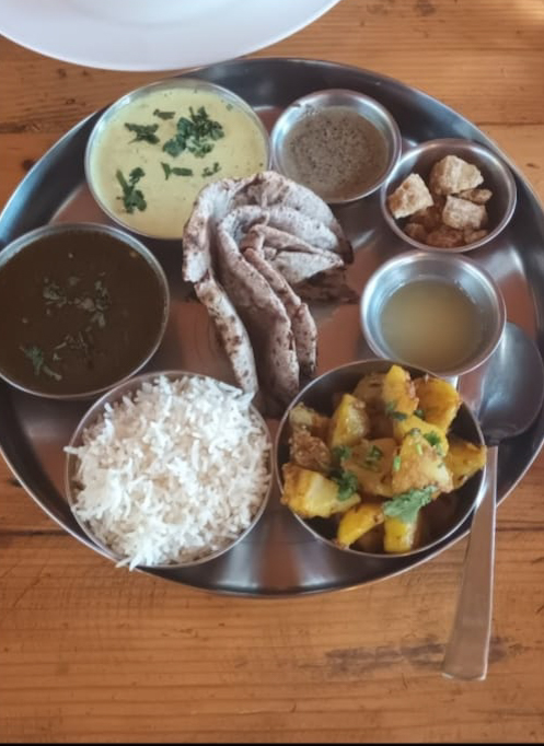 Pahadi food thali
