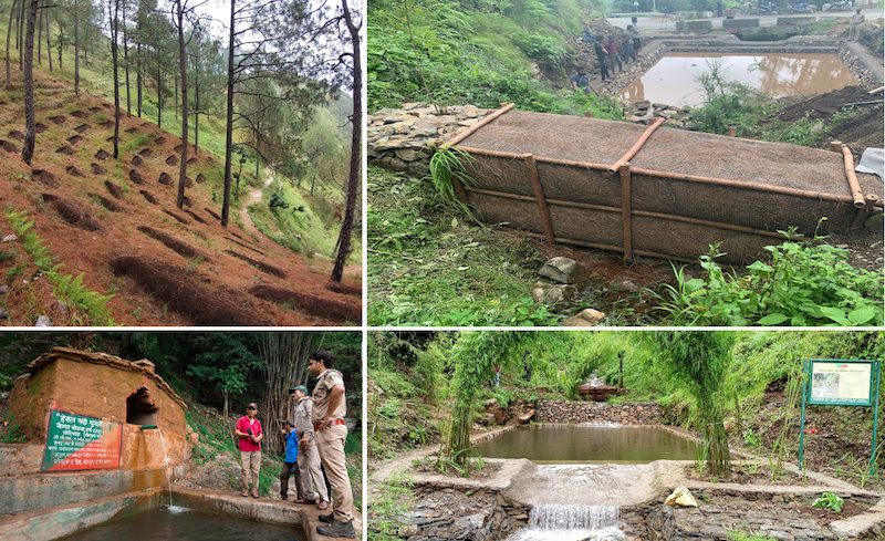 Water conservation in catchment area